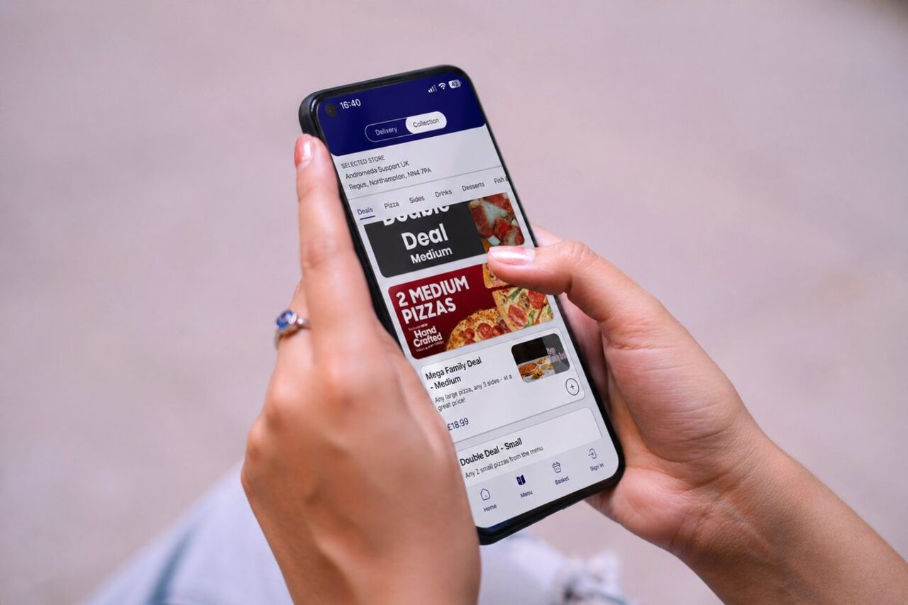 Andromeda ordering website & branded app — built to win Google and bring orders direct